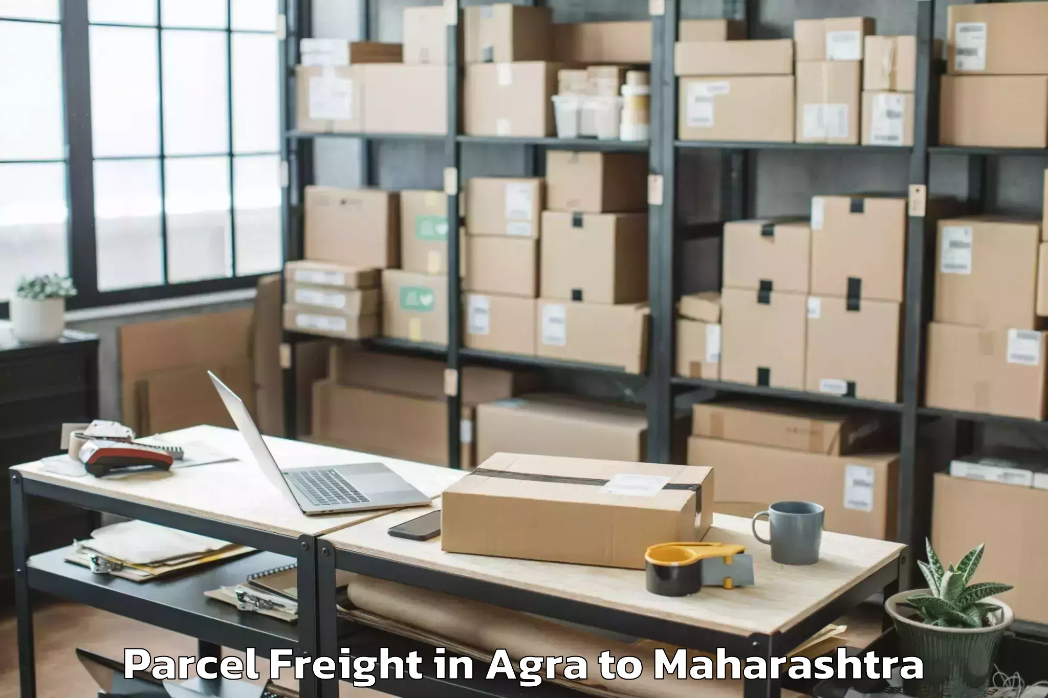 Reliable Agra to Malkapur Parcel Freight